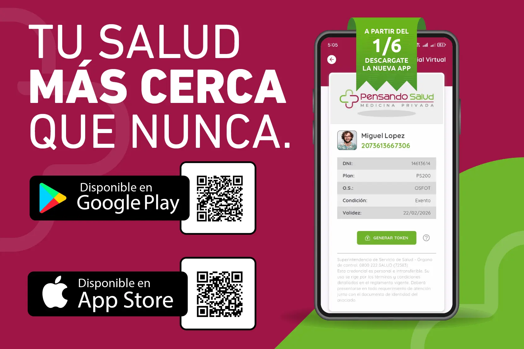 Tu salud más cerca de forma sencilla, personalizada y efectiva
